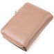 Reliable vertical wallet for women with a coin holder with a zipper made of genuine leather flotar CANPELLINI 21606 Beige 21606 фото 2