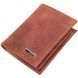 Men's vertical wallet without clasp in vintage leather KARYA 21363 Red 21363 фото 1