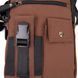 Universal textile men's bag with two compartments Vintage 20661 Brown 20661 фото 4