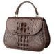 Bag CROCODILE LEATHER 18619 made of genuine crocodile leather Brown 18619 фото 1