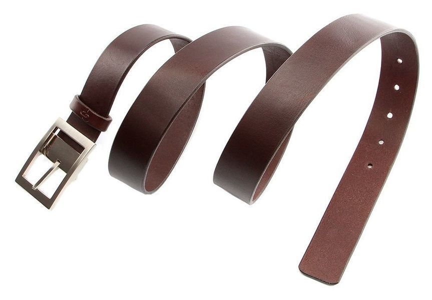 Reliable Italian leather belt GRANDE PELLE 00242 Brown 00242 фото