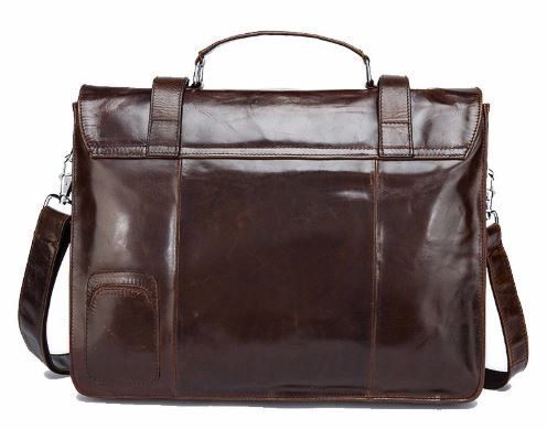 Портфель из гладкой кожи Vintage 14866 Коричневый 14866 фото