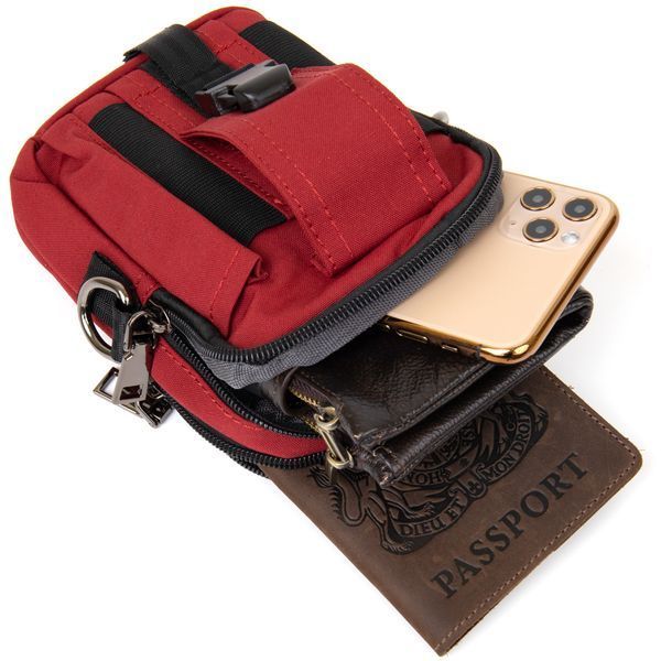 Belt bag nylon Vintage 20647 Red 20647 фото