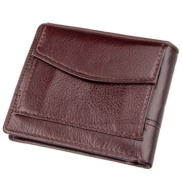Men's leather wallet TAILIAN 18998 Brown 18998 фото