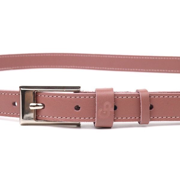 Excellent women's belt made of genuine leather Grande Pelle 21448 Pink 21448 фото
