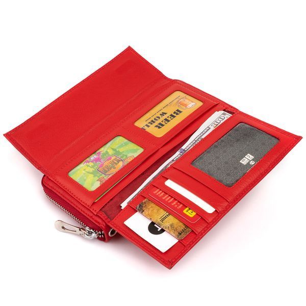Women's wallet ST Leather 19299 Red 19299 фото