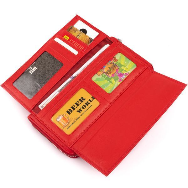 Women's wallet ST Leather 19299 Red 19299 фото