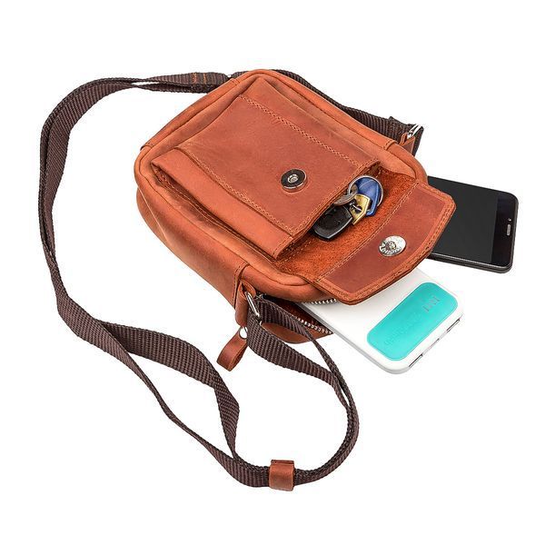 Vintage leather bag SHVIGEL 11132 11132 фото