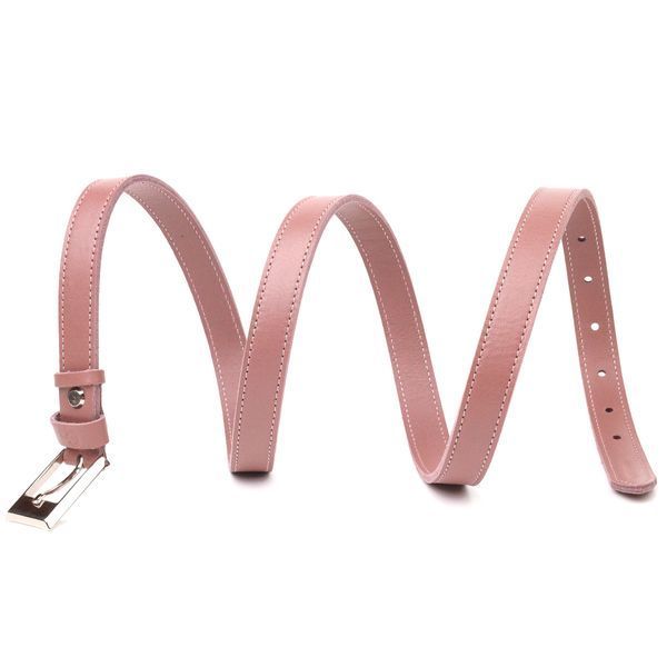 Excellent women's belt made of genuine leather Grande Pelle 21448 Pink 21448 фото