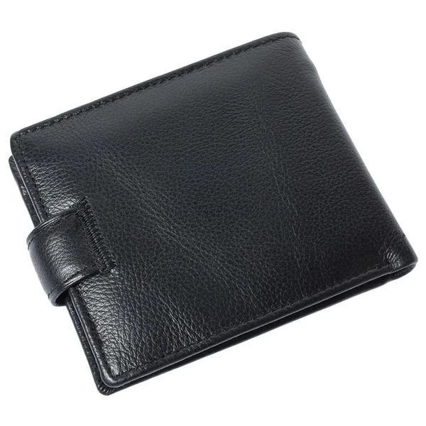 Тонкое портмоне для мужчин из натуральной кожи F. Leather Collection F4 фото