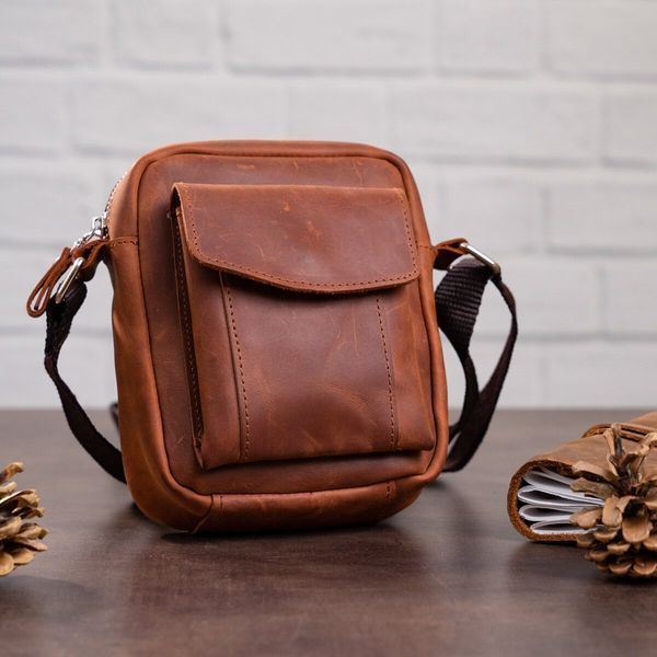 Vintage leather bag SHVIGEL 11132 11132 фото