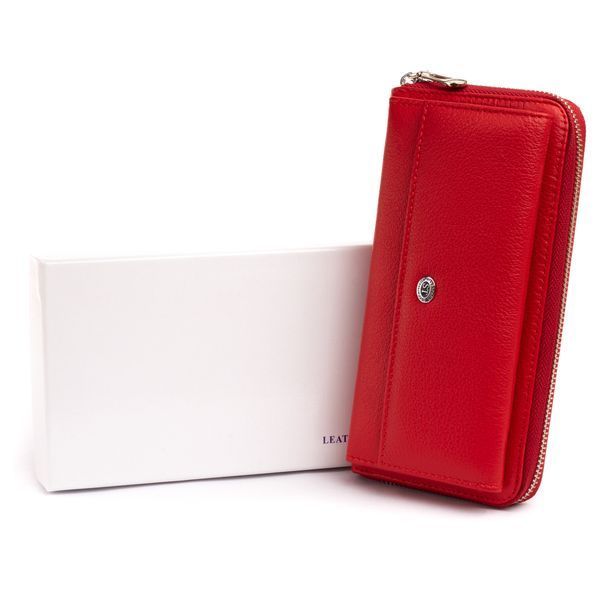 Women's wallet ST Leather 19299 Red 19299 фото