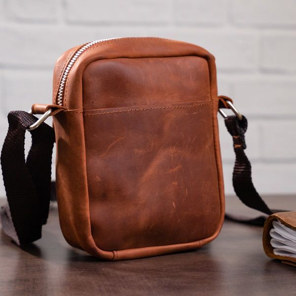 Vintage leather bag SHVIGEL 11132 11132 фото