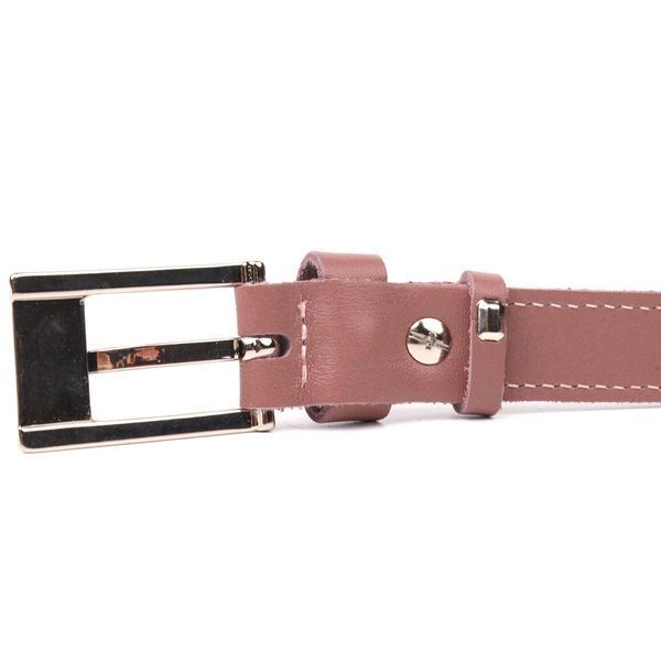 Excellent women's belt made of genuine leather Grande Pelle 21448 Pink 21448 фото