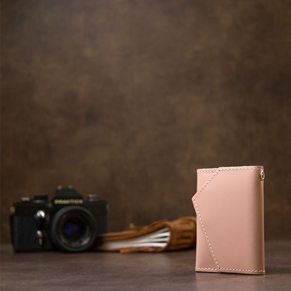 Key holder made of genuine leather GRANDE PELLE 11393 Pink 11393 фото