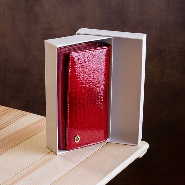 Кошелек женский ST Leather 18430 (S9001A) очень красивый Красный 18430 фото