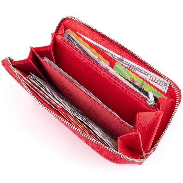 Women's wallet ST Leather 19299 Red 19299 фото