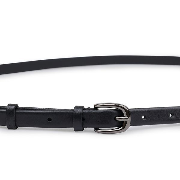 Universal women's leather belt Vintage 20759 Black 20759 фото