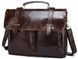 Портфель из гладкой кожи Vintage 14866 Коричневый 14866 фото 3