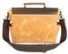 Деловой портфель в сочетании с кожей Vintage 20120 Рыжий 20120 фото 4