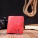 Women's vintage leather wallet Shvigel 16602 Red 16602 фото 7
