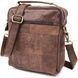 Men's messenger bag with two compartments Vintage 20441 Brown 20441 фото 2