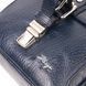 Practical men's bag KARYA 20840 leather Blue 20840 фото 3