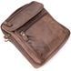 Men's messenger bag with two compartments Vintage 20441 Brown 20441 фото 4