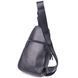 Modern men's shoulder bag made of genuine leather 21307 Vintage Black 21307 фото 2