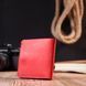Women's vintage leather wallet Shvigel 16602 Red 16602 фото 8