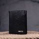 Small wallet without clasp made of genuine grain leather KARYA 21364 Black 21364 фото 6