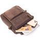 Men's messenger bag with two compartments Vintage 20441 Brown 20441 фото 5