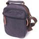 Small men's bag made of thick textile 21243 Vintage Black 21243 фото 2
