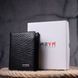 Small wallet without clasp made of genuine grain leather KARYA 21364 Black 21364 фото 8