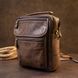 Men's messenger bag with two compartments Vintage 20441 Brown 20441 фото 6