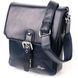 Practical men's bag KARYA 20840 leather Blue 20840 фото 1