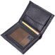 Small wallet without clasp made of genuine grain leather KARYA 21364 Black 21364 фото 4