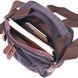 Small men's bag made of thick textile 21243 Vintage Black 21243 фото 5