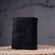 Small wallet without clasp made of genuine grain leather KARYA 21364 Black 21364 фото 7