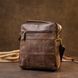 Men's messenger bag with two compartments Vintage 20441 Brown 20441 фото 7