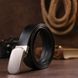 Оригінальний чоловічий ремінь з автоматичною овальної пряжкою Vintage 20213 Чорний 20213 фото 10