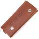 Good quality key holder in glossy leather Ukraine GRANDE PELLE 16722 Light brown 16722 фото 1