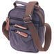 Small men's bag made of thick textile 21243 Vintage Black 21243 фото 1