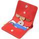 Women's vintage leather wallet Shvigel 16602 Red 16602 фото 4