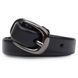 Universal women's leather belt Vintage 20759 Black 20759 фото 5