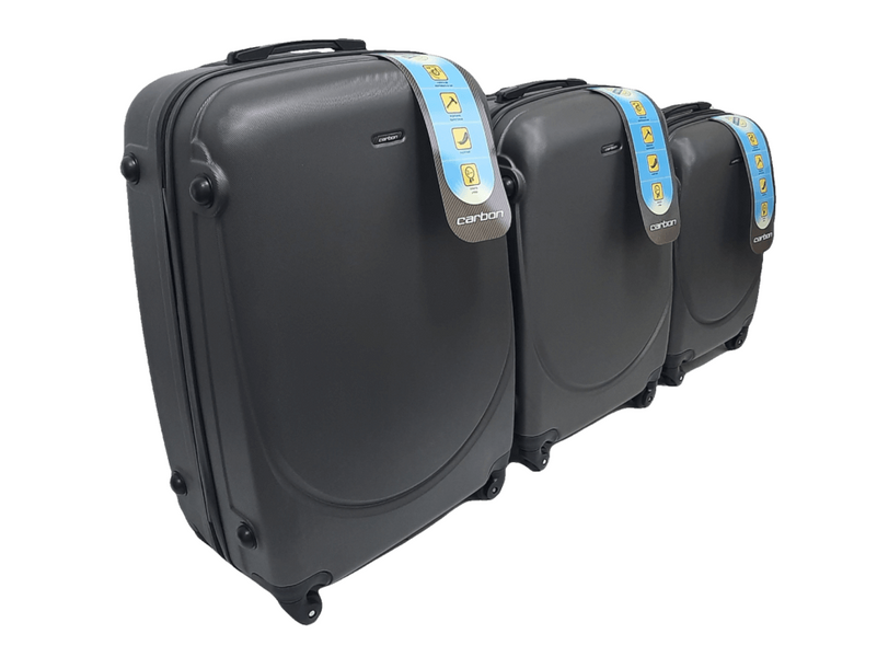 Suitcase Carbon 310 Gray Suitcase set 310/52/68 фото