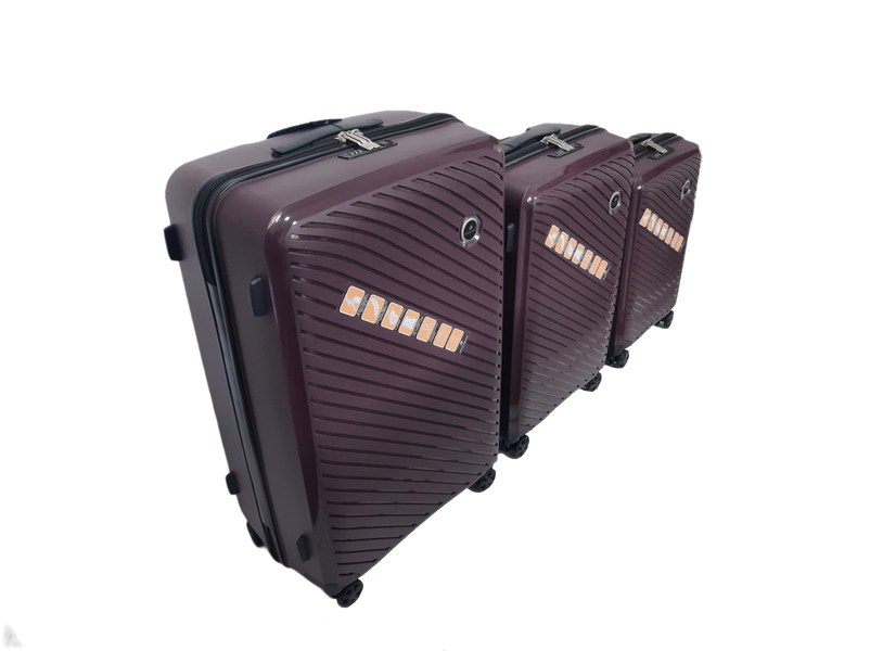 Suitcase Madisson Snowball 04103 Suitcase set Purple 04103/69/68 фото