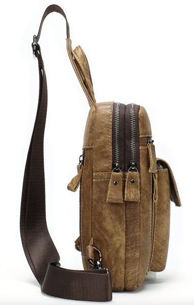 Men's shoulder bag Vintage 20096 Light brown 20096 фото