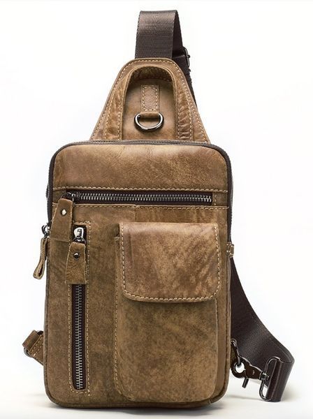 Men's shoulder bag Vintage 20096 Light brown 20096 фото