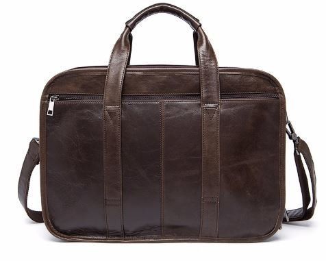 Сумка для ноутбука из натуральной кожи Vintage 14870 Коричневая 14870 фото